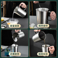 304 Stainless Steel Measuring Cup 1000ml with Scale for Baking Kitchen