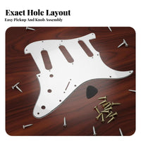 PVC Pickguard 3 Layer Durable Build Resists Wear for Daily Play