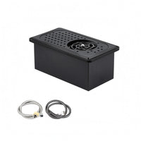 Bar Glass Washer Drainage Holes Press-Activated Glass Washer Black Finish