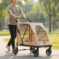 Foldable Dog Pet Carrier Portable Foldable Pet Pet Carrier Breathable Mesh