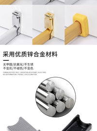 加厚衣柜挂衣杆法兰座衣橱衣通杆支架配件衣杆托五金底座组合衣托