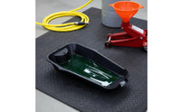 Oil Drain Pan Spill Resistant Design Oil Change Pan Parts Cleaning Tray for Workshop, Garage