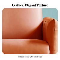 rotating rocking chair Recliner Genuine Leather Lounge Chair Reclining Function Rocking Motion for Adults, Parents