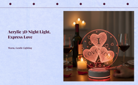 RGB dimmable night light, portable, rechargeable, ideal gift