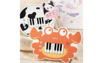 Early Educational Cartoon Creature Piano Toy Multi-Functional Kids Mini Piano for Toddlers