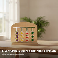 Educational Matching Board Educational Double-Sided Wooden Reasoning Board Preschool Reasoning Game for Children