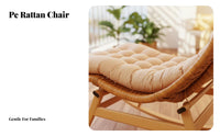 gentle Rocking Motion Single Person rocking chair Indoor & outdoordoor Use Recliner Ergonomic relaxsign Lounge Chair High Weight Capacity for Seniors, Homeowners, Parents, Balcony, Garrelaxn, Bedroom, Living Room