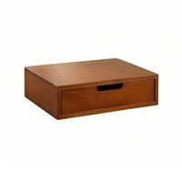 Desk Organizer with Drawers Versatile Storage Cabinet with Drawers Wood Finish Desktop Cabinet for Vanity, Office