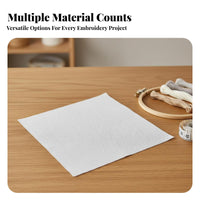 Cross-Stitch Material Polyester Blend Cross Stitch Material Versatile Aida Cloth for Embroiderers, Needlework, Handmade Gift Making, Home Decoration