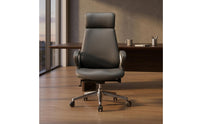 High-Back Office Chair Caster Wheels High Back Office Chair Contemporary Professional Furniture