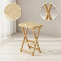 Folding Bar Stool Foldable Furniture Stable for Small Apartments, Kitchen