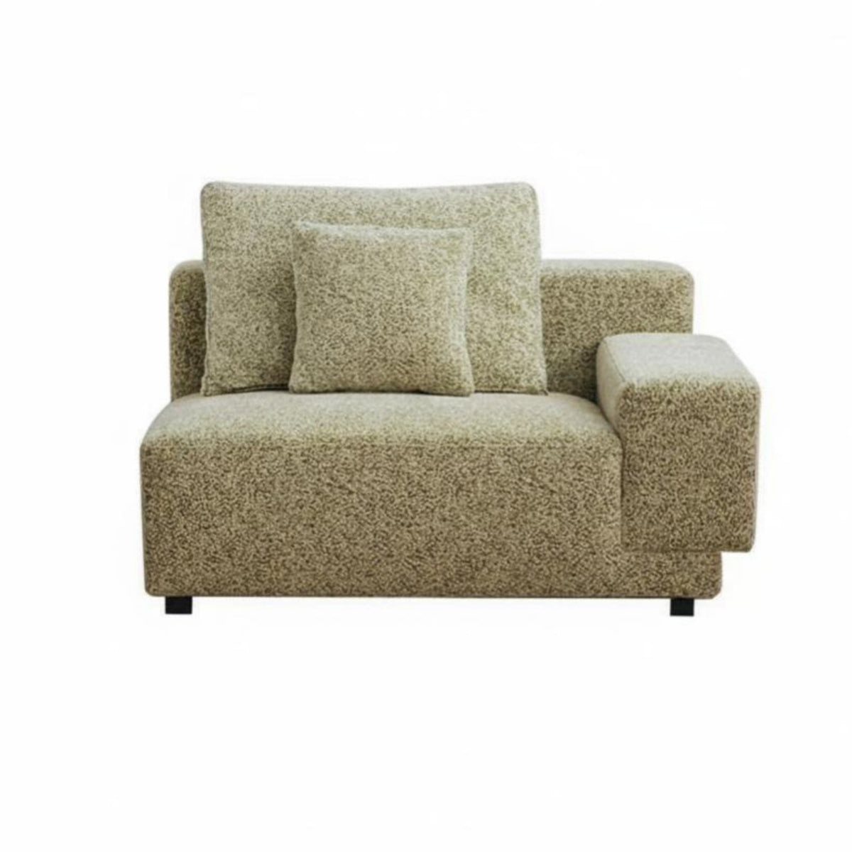 Sectional Block Couch Customizable Combination Sectional Sectional with Ottoman Minimalist Design Double-Sided for Studio