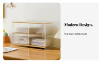 configurable Desk Organizer Multi-Tier Design Desk Hutch Space-Saving for vanity Top
