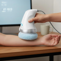 Multi-Functional Vibrating Deep Tissue Massager 3D Rotation & Vibration Full Body Relaxer Portable Personal Care Appliance Ergonomic Design for Women, Travel, Office