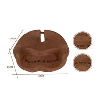 Cutout Meditation Seat Cushion Yoga Cushion Carry Opening