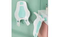 Sit or Lie Position Baby Butt Washing Basin Ergonomic Design Baby Bottom Washing Aid Non-Slip Infant Sink Bather Easy Storage for Newborns