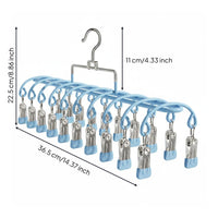 Stainless Steel Sock Dehumidifying Rack Non-Slip Sock Dehumidifying Rack No Pinch Marks Stainless Steel Clip-Equipped Laundry for Balcony