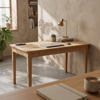 Minimalist Wooden Desk Solid Wood Desk Wide Desktop Furniture