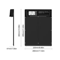 Solar Automatic Coop Door ABS Farm Accessory Easy Install