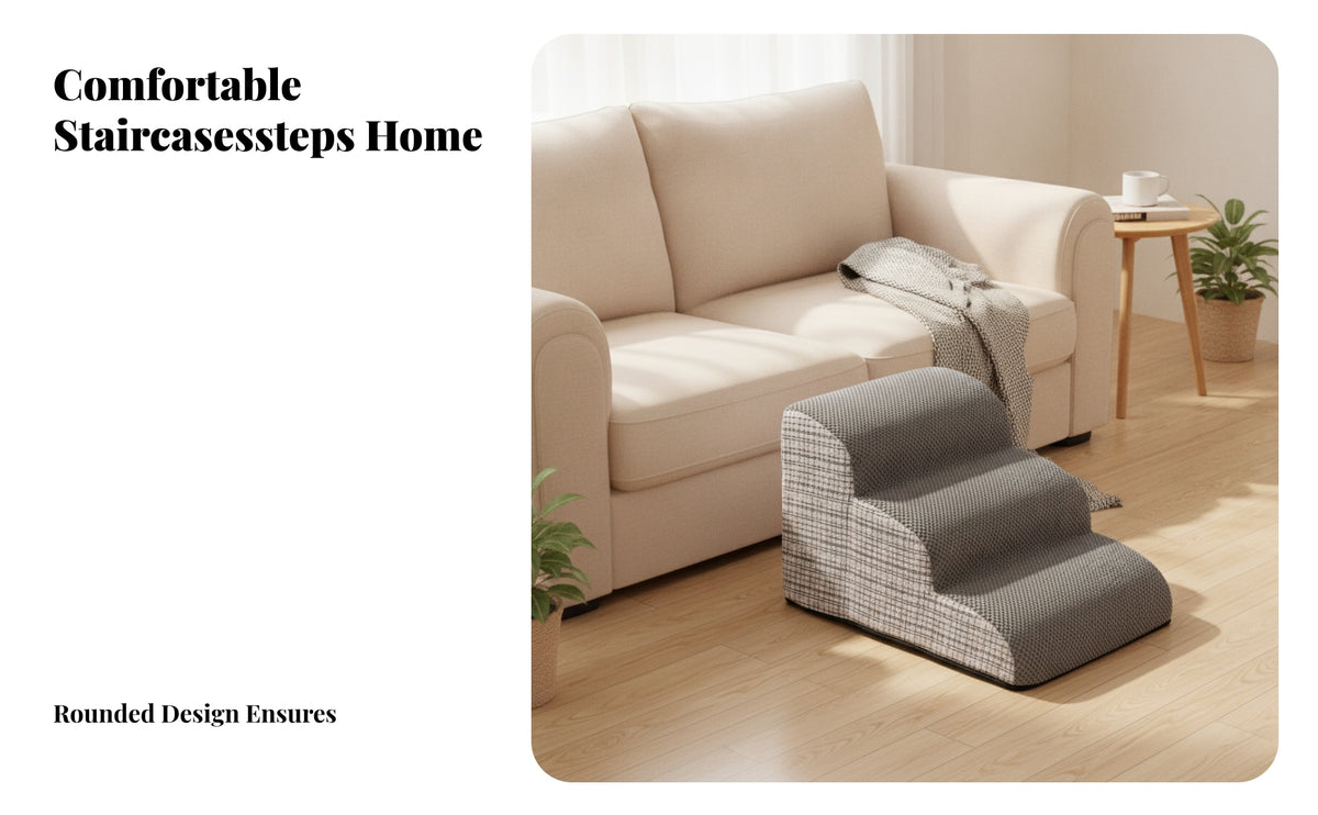 Sturdy Pet Steps with Removable Cover