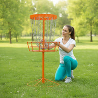Disc-Catching Basket with Chains Compact Disc-Catching Basket Target Sports Gear for Park