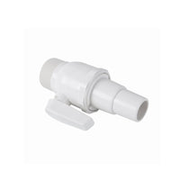Water Movement Valve Lever Handle Threaded Socket Valve White