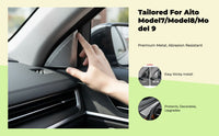 A-Pillar Speaker Cover Stainless Steel for Model 7 M-Series
