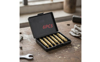 6 Pieces Screw Extractor Set with Case Long-Lasting Screw Extractor Set High