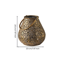 Metal Candle Holder Rustic Home Decor Stable Base