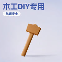 Beech Wood Mallet for Woodworking, DIY Tool, Large Size