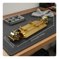 1/12 Scale Car Drivetrain Kit Stable Base Metal RC Car Chassis Kit Precision Machined Hobby Part for DIY Enthusiasts