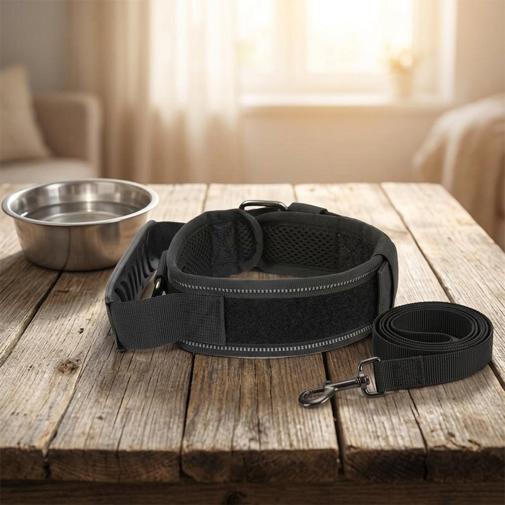 Training for Medium Large Dogs, Padded Nylon Adjustable Strap with Buckle, Comfortable Accessory for Training and Walking
