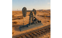 HO Scale Oil Oil Rig Model Kit Cardboard Rig Model DIY Oil Oil Rig Kit Decorative for Dioramas