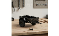 RC Utility Trailer No Damage Install Miniature Tow Trailer Personalized Decoration Model Vehicle Accessory for Display