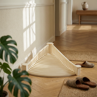 Dollhouse Staircase DIY Scene Round Staircase Mini Landscape