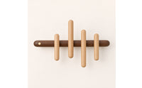 Wall Coat Rack with Hooks Space-Saving Wall Coat Rack Minimalist for Bedroom