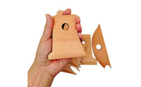 7 Pieces Clay Trimming Knife Smooth Finishing Wooden Pottery Rib Ceramic Trimming for Art Class