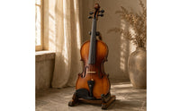 Beginner Kit Adult-Size 4/4 Electric Violin Antique Matte Finish String Instrument Natural Brown