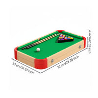 Kids Billiard Game Table Hand Eye Coordination Mini Billiard Table Premium Materials Tabletop Pool Game for Families, Home
