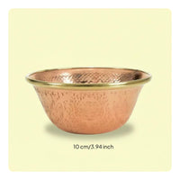 7 Pieces Water Offering Bowl Embossed Floral Pattern Buddhist Offering Bowl