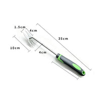 Stainless Steel Invasive Growth Remover Rust Resistant Garden Weeder Tool Ergonomic Handle Persistent Broadleaf Weeder for Yard