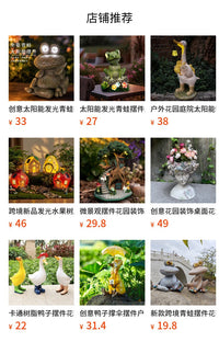 跨境太阳能发光树脂小屋户外庭院花园装饰小夜灯童话氛围创意摆件