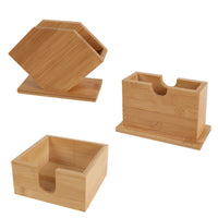 Bamboo Tissue Box for Desktop with Custom LOGO