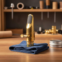 Alto Sax Metal Mouthpiece Easy to Play Wind Instrument Part Brass Body