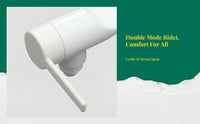Dual-spray bidet, adjustable pressure