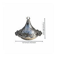 Ottoman Design Sugar Container Engraved Pattern Ornate Sugar Bowl Decorative