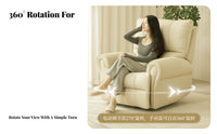 Electric Massage Rocking Chair Rocking Motion Single Sofa Storage Pocket Universal Serial Bus Port Charging Port for Seniors