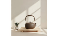 Tetsubin Uncoated Iron Kettle Stovetop Safe for Home Kitchen, Tea Lovers