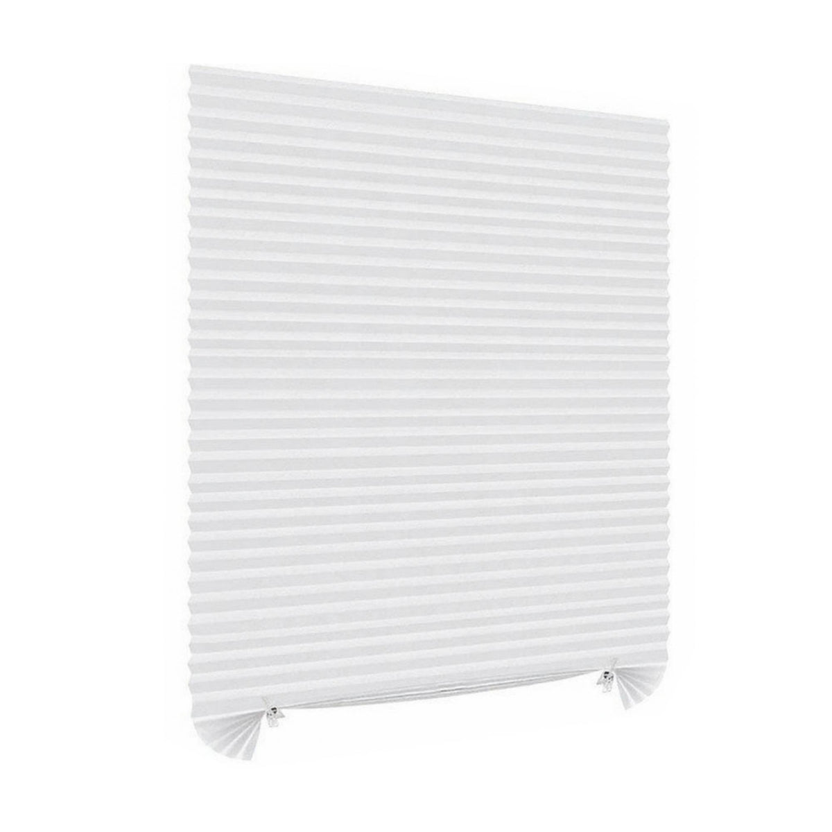 Pleated Blackout Shade Adjustable No Blinds Long-Lasting for Bedroom, Renters