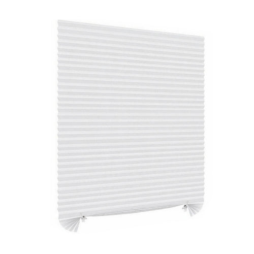 Pleated Blackout Shade Adjustable No Blinds Long-Lasting for Bedroom, Renters